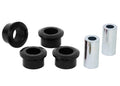 Control arm - upper front inner bushing 4 Bushings 2 Tubes 4 Washers Install Guide Grease
