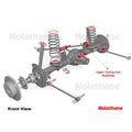 Trailing arm - upper bushing 8 Bushings 4 Tubes Grease