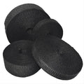 BLACK EXHAUST HEAT WRAP LOWERS UNDER HOOD TEMPERATURES AND INCREASES HORSEPOWER