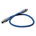 MID DOUBLE-ENDED CORDSET, 4M, BLUE