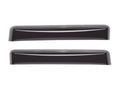 WeatherTech 07+ Jeep Wrangler Rear Side Window Deflectors - Dark Smoke