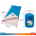 SLEEPING BAG SUNRIDGE 40/60D SIOC