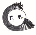 Moroso BBC Over Valve Cover 135 Deg Plug End HEI Dist Unsleeved Ultra Spark Plug Wire Set - Black