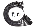 Moroso SBC Over Valve Cover Unsleeved 135 Deg Plug 90 HEI Ultra Spark Plug Wire Set - Black