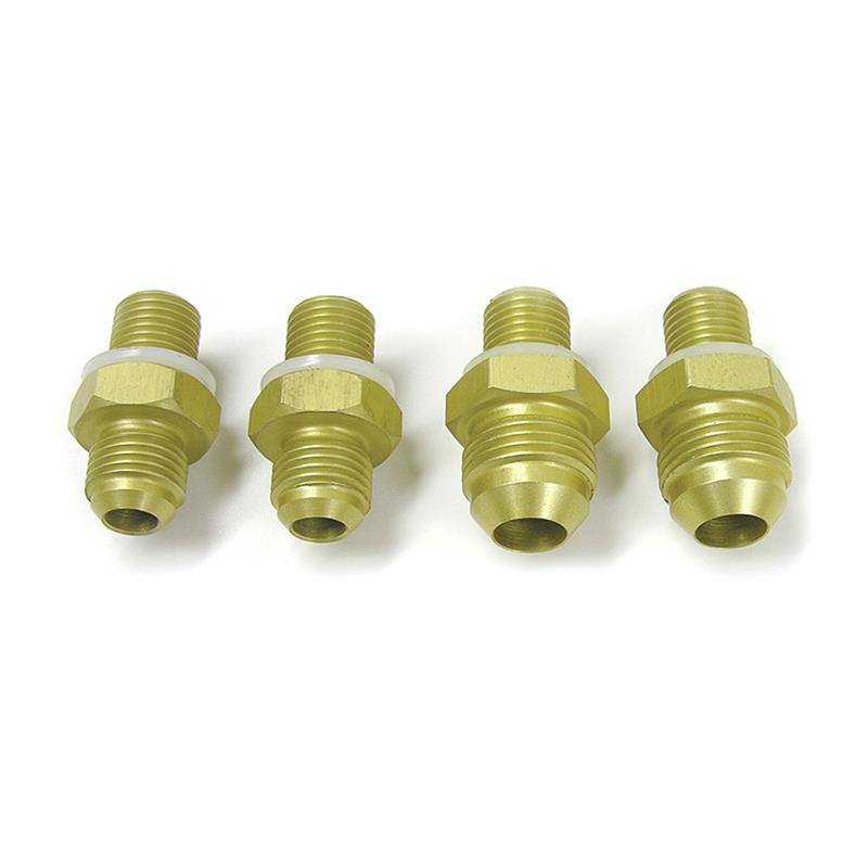 Suncoast Converters Transmission Cooler Line Fitting - Nylon Washer Set -6 AN to 1/4-18 Straight Pipe Set Of 2 925137