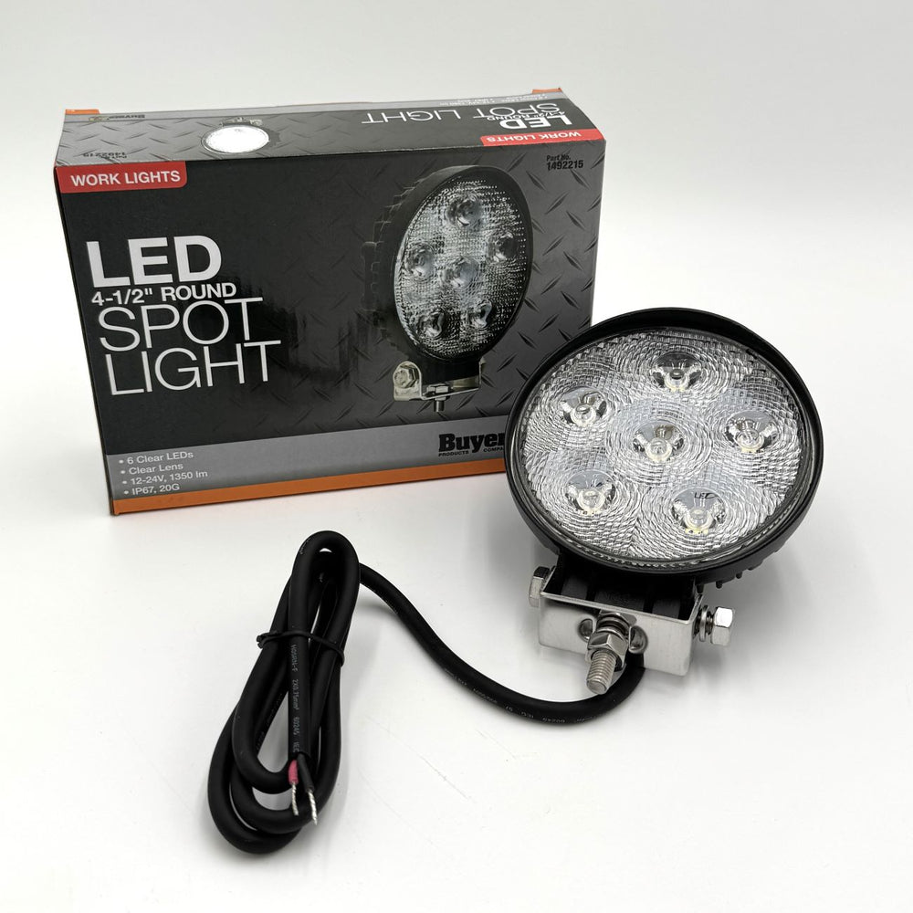 LIGHT,SPOT, 12-24 VDC, 6 LED,CLEAR,