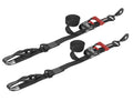 1.5IN X 10' RATCHET TIEDOWN W/ SOFTTIE (2 PACK) BLACK