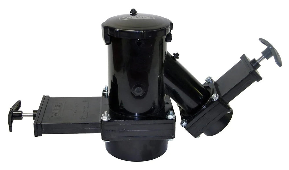 WYE FIXED DOUBLE VALVE 3IN HUB X 11/2IN ROTATING SPIGOT X 3IN BAYONET CAP