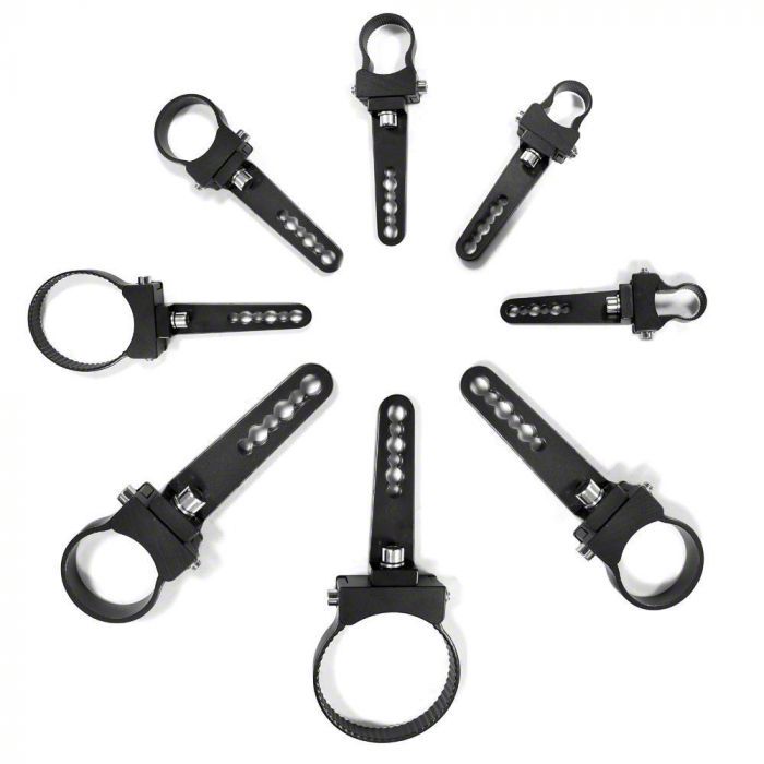 ~(1 lbs. 7X5X2)~ Light Bar Clamp 1 Inch Universal Swivel Bar Clamps Quake LED