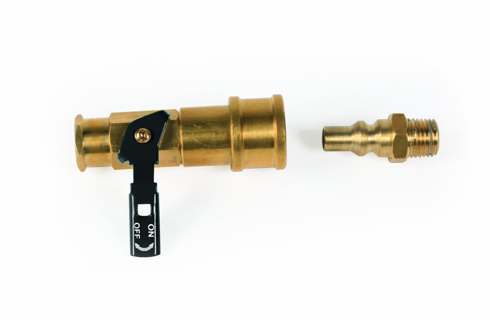LOW PRESSURE QUICK CONNECT VALVE CLAMSHELL