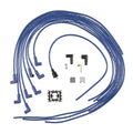 Spark Plug Wire Set 8MM Universal Blue Wire With Blue 90 Deg Boots 5041B, Spark Plug Wires, Super Stock, Spiral Core, 8Mm, Blue, Set ACCEL