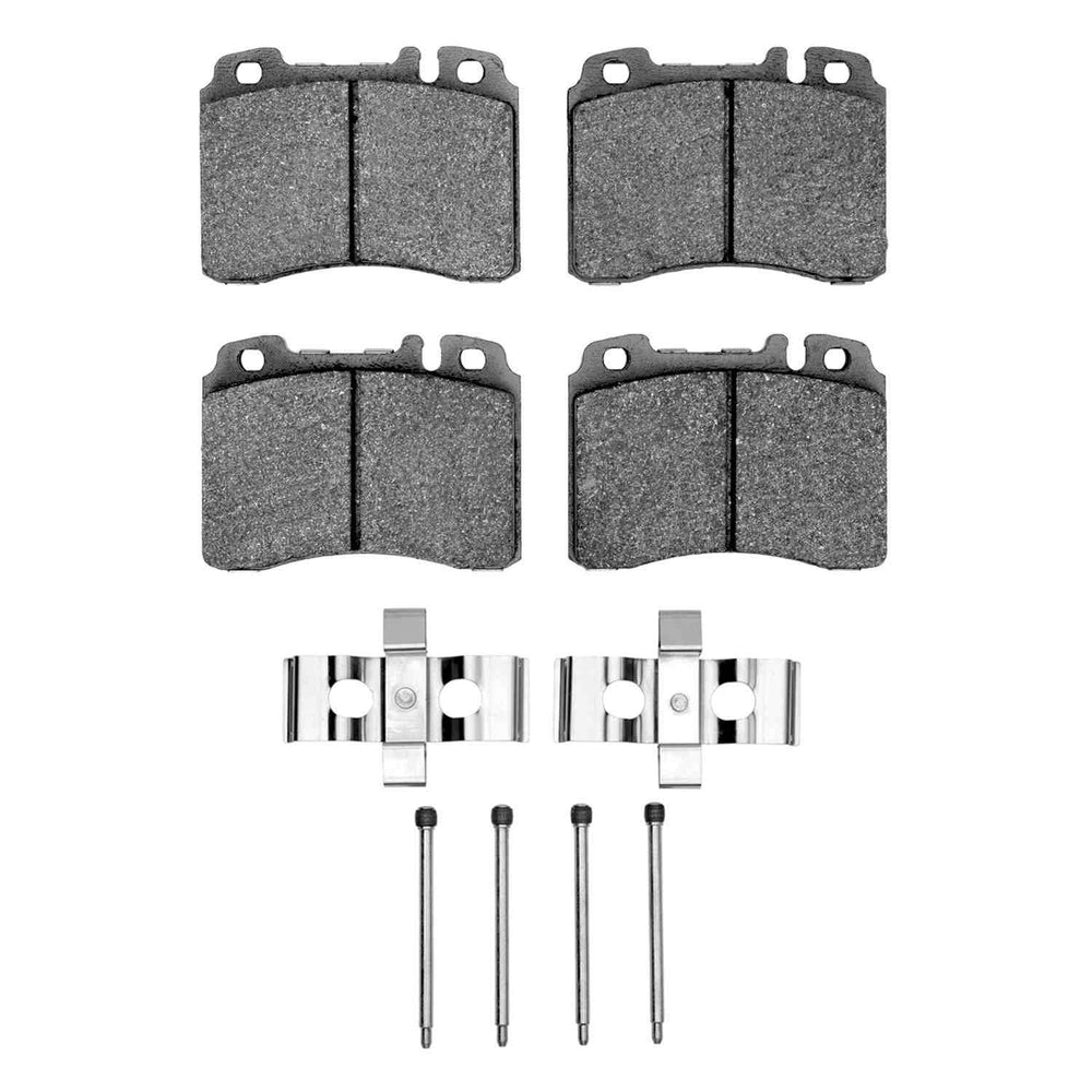 R1 90-95 Mercedes-Benz 300TE Front Semi Met Pads & Hardware Kit