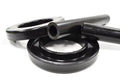 Energy Suspension 83-04 Ford Mustang SVO Black Front Spring Upper & Lower Isolator Set
