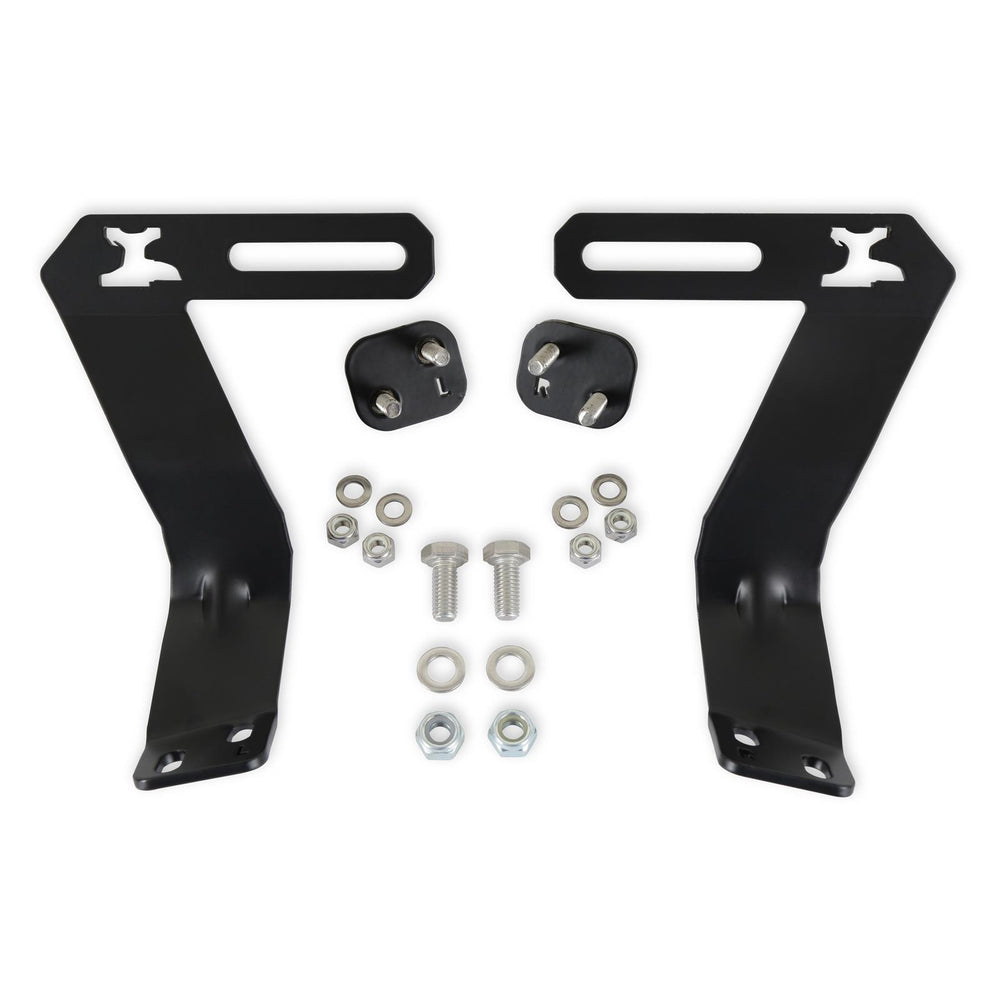 21C BRONCO BUMPER LED LIGHT MOUNT REAR BLACK POWDER COAT