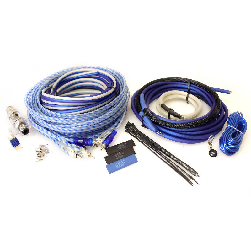AMP KIT XS FLEX 8 AWG POWER CABLE 2 SPEAKER CABLE SIGNAL AND REMOTE