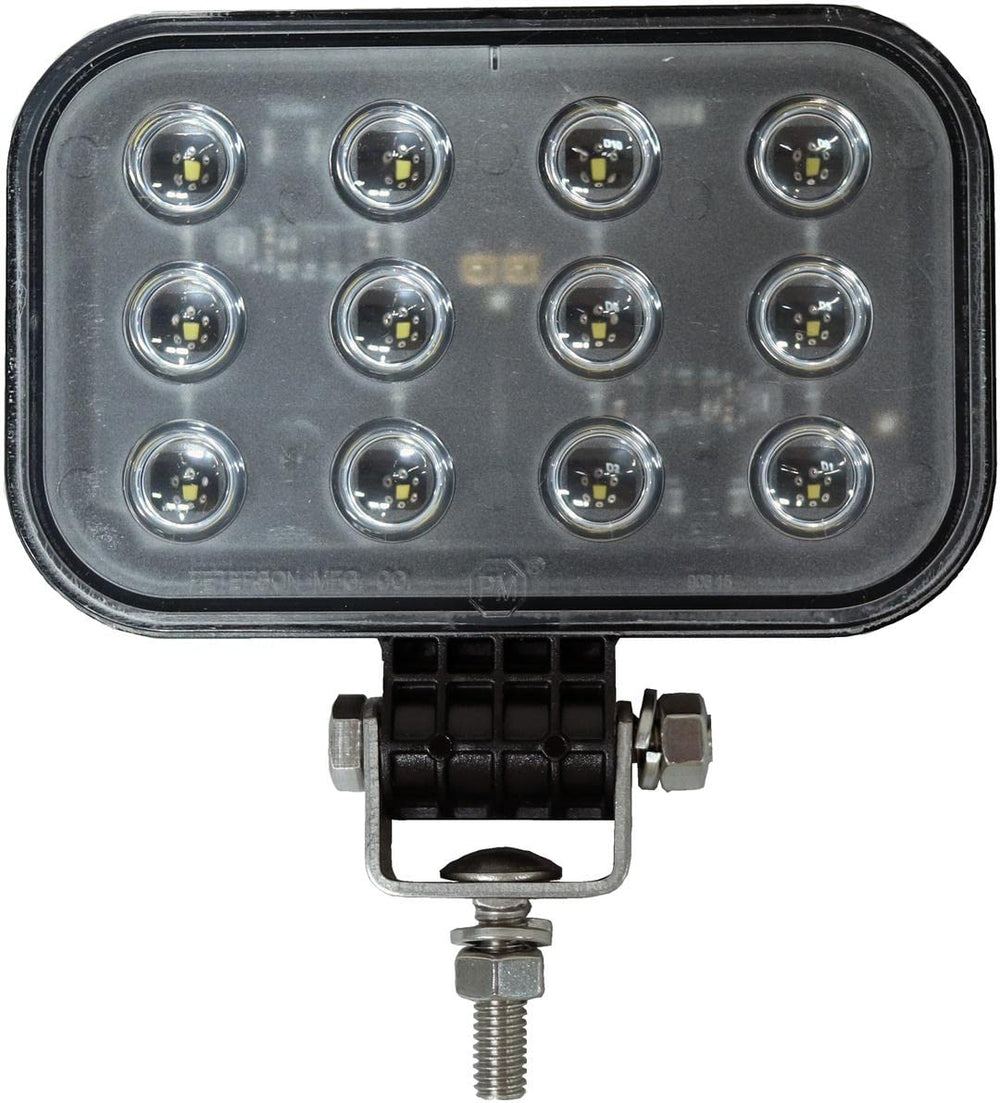 LED WORK LGT SQR PED MNT HRDWRD HSG