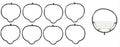 Fel-Pro 04-10 Infiniti GX56/08-12 Nissan Pathfinder Engine Intake Manifold Gasket Set