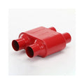 MUFFLER CHERRY BOMB EXTREME D/D 12IN OAL 2.50IN(2)IN2.50IN(2)