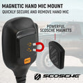 Rugged Radios Hand Mic for G1 Mobile Radio with Scosche MagicMount