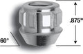 Gorilla SYSTEM LOCK 5LUG 14-1.50 ACORN OE ZINC