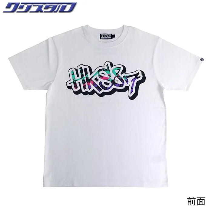 HKS T-SHIRT 87PAINT WHITE L