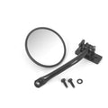 ~(4 lbs. 13X6X4)~ Quick Release Mirror Relocation Kit Black 97-18 Jeep Wrangler