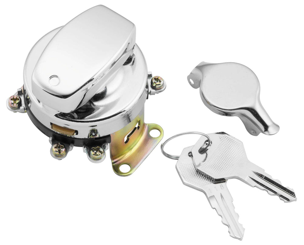 Twin Power 36-72 FL Chrome Fat Bob Style Ignition Switch