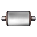 4.00INX9.00INX14.00IN CENTER/CENTER FLOW II SS MUFFLER 3.00IN ID / 3.00IN OD