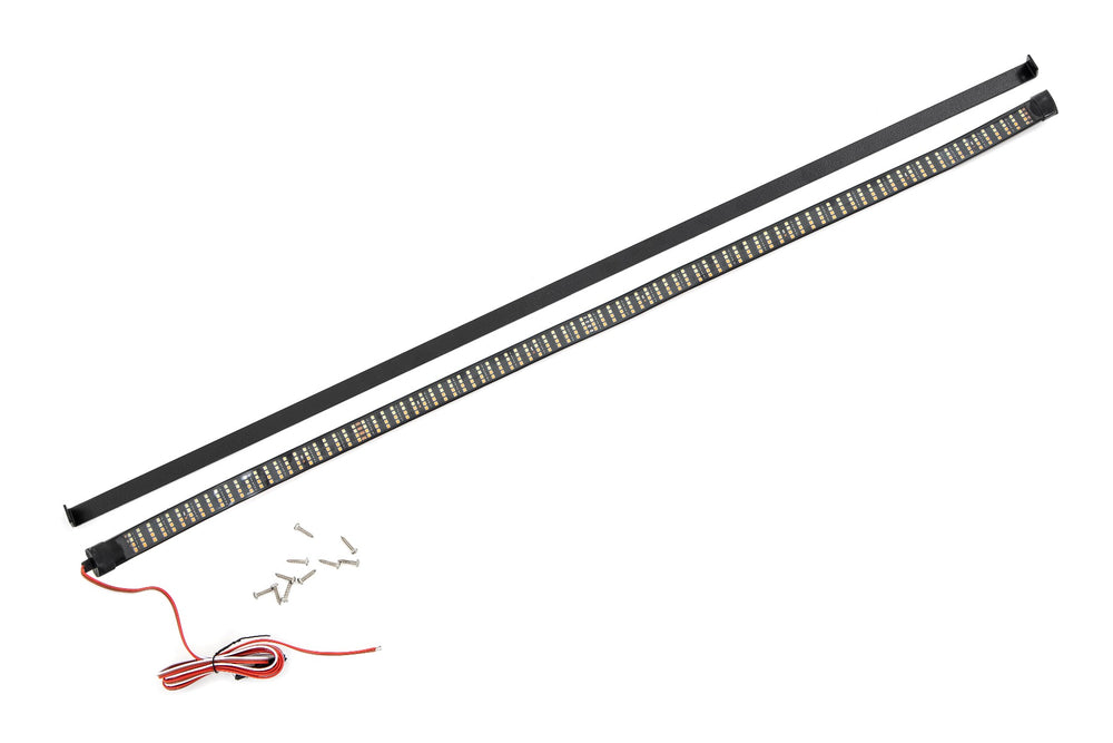 Rough Country LED Light Kit Hood Bulge 40 White Amber Strip Toyota Tundra (14-21) 70847
