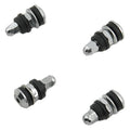 Chrome Tire Valve Stems Shorty with Screw-On Mounting Fits Most Wheels with a Standard .453 Inch Valve Stem Hole Mr Gasket
