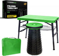 Rhino USA Portable Camping Table And Stool (Green)
