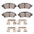 R1 17-25 Nissan Kicks Front Semi Met Brake Pads and Hardware Kit