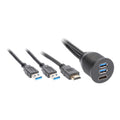 HDMI + 2 USB 3.0 FLUSH MOUNT - RET