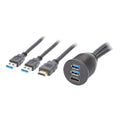 HDMI + 2 USB 3.0 FLUSH MOUNT - RET
