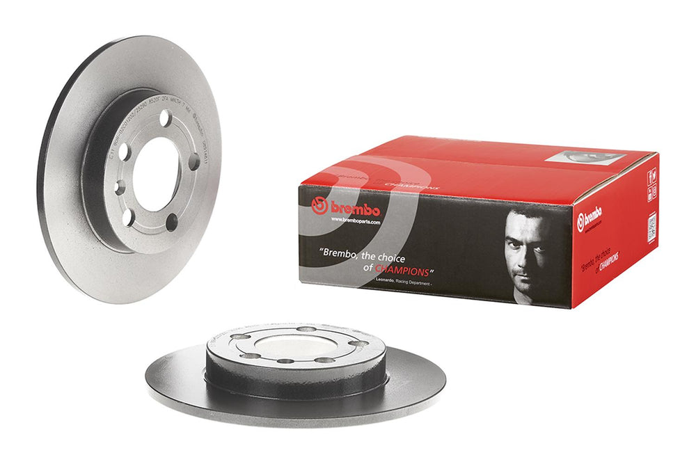 Brembo 00-06 Audi TT Quattro Rear Premium UV Coated OE Equivalent Rotor