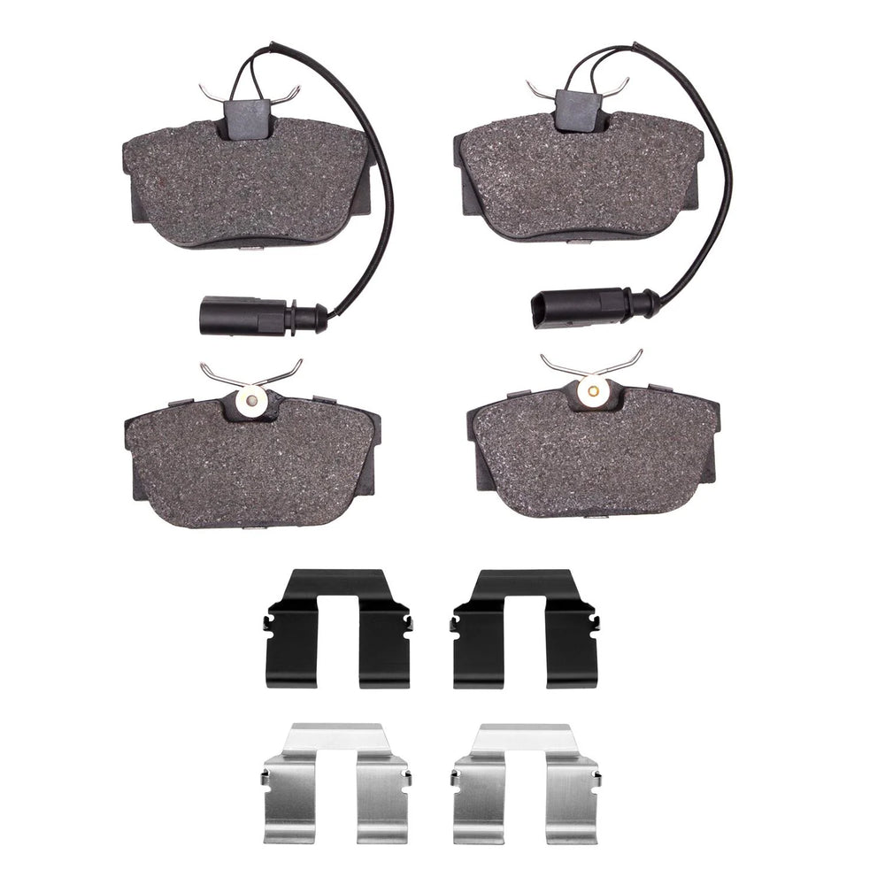 R1 2001-2003 Volkswagen EuroVan Rear R1 Semi Met Pads & Hardware Kit
