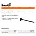3/4 INCH SHAFT TARP CRANK ARM DRIVE ASSEMBLY WITH 18TOOTH SPROCKET
