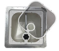 NON POWERED ROOF VENT - NEW WHITE D
