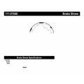 CENTRIC BRAKE SHOES