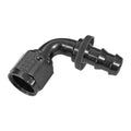 Fragola -12AN Push-Lite End 90 Degree - Black
