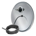 81/2 IN STAINLESS OFFSETMOUNT HEATED CONVEX MIRROR HEAD WITH PLASTIC BALL STUD