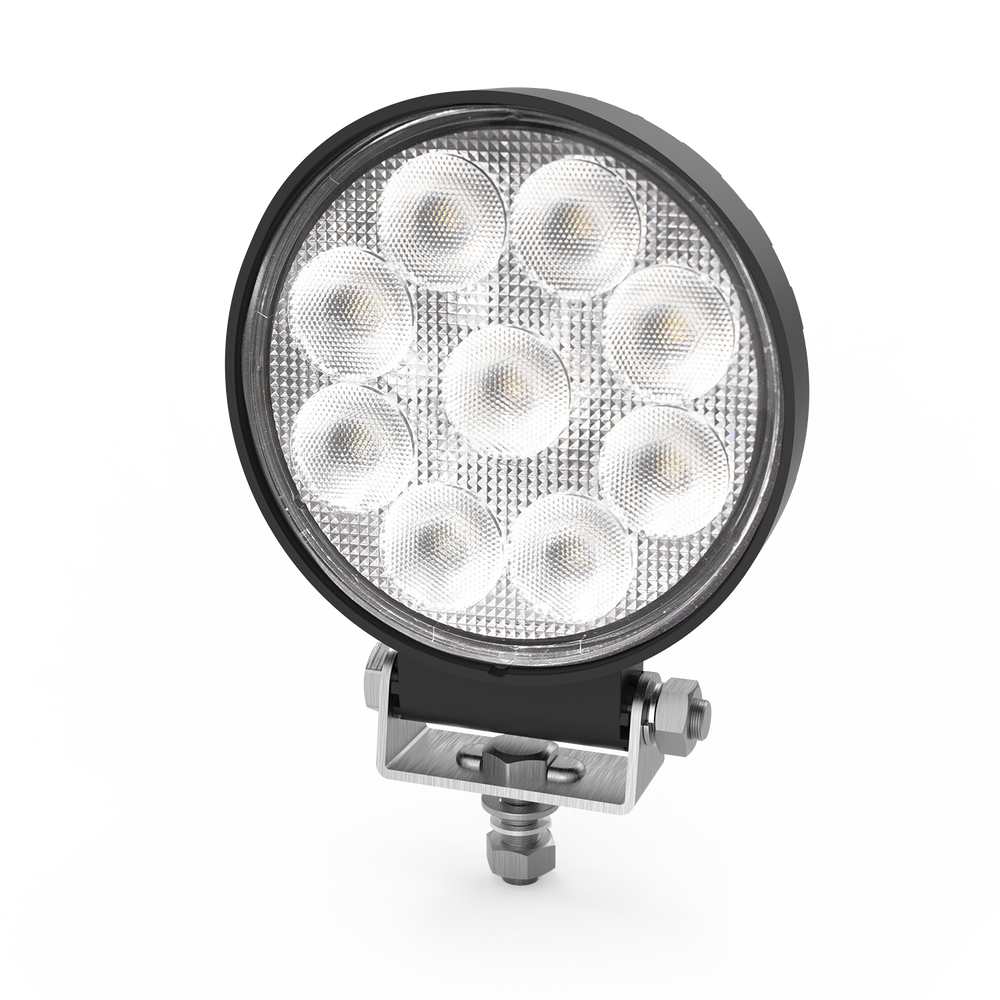 WORK LAMP 9 LED ROUND FLOOD 1224V
