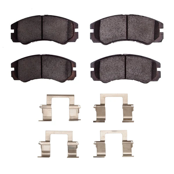 R1 92-02 Isuzu Vehicross Front Semi Met Brake Pads and Hardware Kit