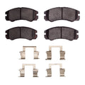 R1 92-02 Isuzu Vehicross Front Semi Met Brake Pads and Hardware Kit