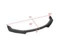 FRONT BUMPER LIP - GLOSSY BLACK