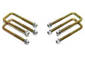 MaxTrac 09-18 Ford F-150 2WD Rear U-Bolts for 3in/4in Lift Blocks - Square - Set of 4