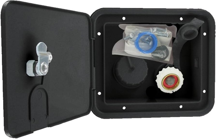 GRAVITY/BRASS CITY WATER INLET HATCH BLACK BULK