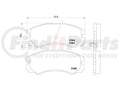 BRAKE PAD SET DISC BRAKE 8DB
