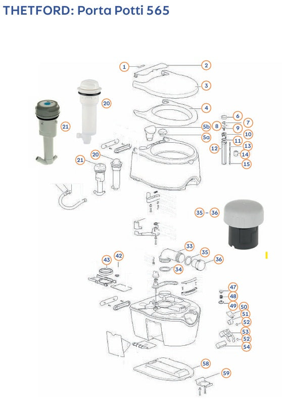 SPPE SEAT & COVER SIGNAL WHITE