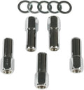 Competition Open End Style Lug Nuts Set Of 5 1/2-20, Overall Length 2-1/4 Inch, Hex Size 13/16 Inch, Shank Length 1-3/8 Inch, Shank Diameter .680 Inch Mr Gasket